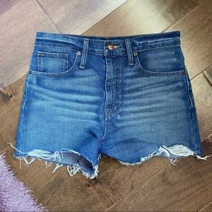 Madewell High Waisted Perfect Jean Shorts